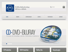 Tablet Screenshot of aml-media.de